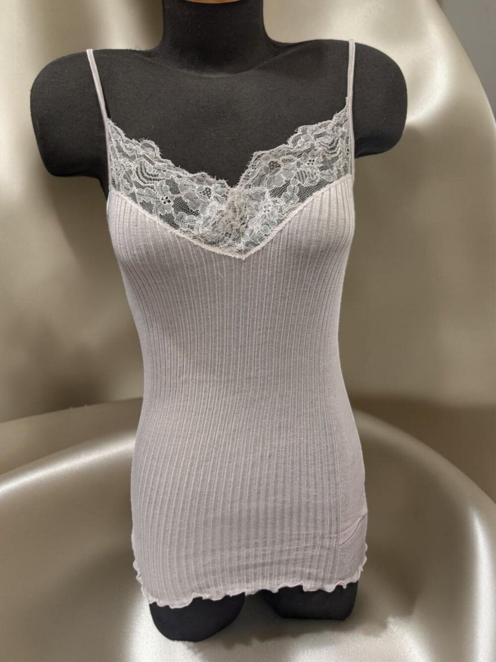 Zimmerli Of Switzerland Spaghetti Top - Color - Lilac  Size Medium -NWT!
